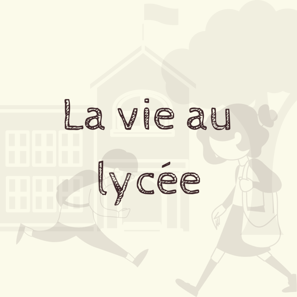 illustration vie lycée