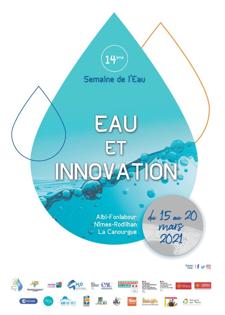 Affiche 14ème Semaine de l'Eau Eau et Innovation